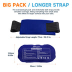 BICAREE Reusable Gel Ice Packs - Cold Compress for Injuries, Muscle Pain, Sports Recovery - 3-Piece Set - Damaged Box