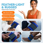 BICAREE Reusable Gel Ice Packs - Cold Compress for Injuries, Muscle Pain, Sports Recovery - 3-Piece Set - Damaged Box