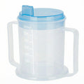 Life Healthcare Adult Drinking Cup with Lid & Spout - 300ml - Elderly Aid - Spill Proof Beaker Mug - Damaged Box