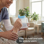 Life Healthcare Adult Drinking Cup with Lid & Spout - 300ml - Elderly Aid - Spill Proof Beaker Mug - Damaged Box