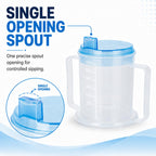 Life Healthcare Adult Drinking Cup with Lid & Spout - 300ml - Elderly Aid - Spill Proof Beaker Mug - Damaged Box