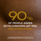 SKYN Extra Lube Condoms - Regular Size - Latex Free - Pack of 10 - Non Latex Condoms for Sensitive Skin - New - BBE 07/2029