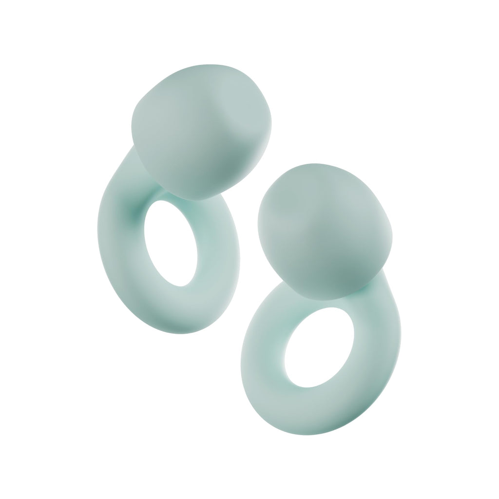 Loop Quiet 2 Ear Plugs - Reusable Hearing Protection for Sleep - Mint Green - Ultra-Comfy Noise Reduction - New