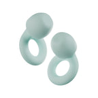 Loop Quiet 2 Ear Plugs - Reusable Hearing Protection for Sleep - Mint Green - Ultra-Comfy Noise Reduction - New