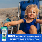 Badger Baby & Toddler Mineral Sunscreen SPF 30 - Broad Spectrum UVA/UVB - Chamomile Calendula - Water Resistant 87ml - New