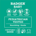 Badger Baby & Toddler Mineral Sunscreen SPF 30 - Broad Spectrum UVA/UVB - Chamomile Calendula - Water Resistant 87ml - New