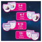 HUGGIES DryNites Girls Pyjama Pants 8-13 Years (30-48kg) 52 Pack Bedwetting Nappies Leak Free - New