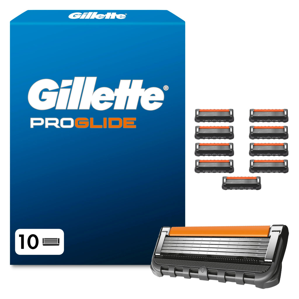 Gillette ProGlide Razor Blade Refills for Men - 10 Count Cartridges - Shaving Blades - Damaged Box