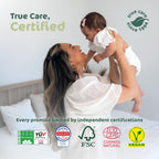 Naty Baby Wipes for Sensitive Skin - 98% Water - 672 Count - 12 Packs - Eco-Friendly Plant-Based Newborn Wipes - Like New
