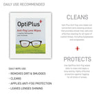 Hilco Anti-Fog Spectacle Lens Wipes - 60 Count Box - Glasses & Goggles Cleaner - Damaged Box