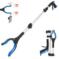 Litter Picker Grabber Stick 91cm 36" - Helping Hand Pick Up Tool - Heavy Duty - Blue - For Adults Disabled Elderly - Very Good