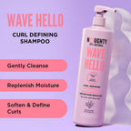 Noughty Wave Hello Curl Defining Shampoo - Curly Hair - 1 Litre - Vegan Cruelty-Free Haircare - New