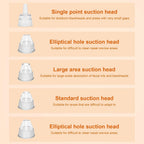IGEAIIE Blackhead Remover Vacuum - Pore Cleaner Tool - 5 Suction Heads - 3 Modes - Deep Cleansing Device - Damaged Box