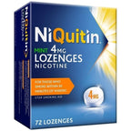 NiQuitin Mint Nicotine Lozenges 4mg - Stop Smoking Aid - 72 Count Pack - Like New - BBE 12/2026