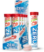 HIGH5 Zero Electrolyte Tablets - Hydration Drink Tabs - Strawberry & Kiwi - 8x 20 Tabs - 160 Tablets Total - Damaged Box - BBE 12/2027