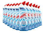 Harpic Active Fresh Toilet Cleaning Gel - Marine Splash - 12 x 750ml - Kills 99.9% Bacteria - Essential Oils Toilet Cleaner - Damaged Box - BBE 06/2027