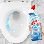 Harpic Active Fresh Toilet Cleaning Gel - Marine Splash - 12 x 750ml - Kills 99.9% Bacteria - Essential Oils Toilet Cleaner - Damaged Box - BBE 06/2027