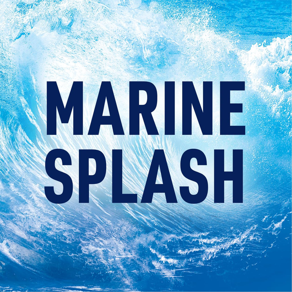 Harpic Active Fresh Toilet Cleaning Gel - Marine Splash - 12 x 750ml - Kills 99.9% Bacteria - Essential Oils Toilet Cleaner - Damaged Box - BBE 06/2027