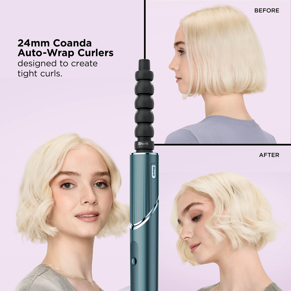 Shark FlexStyle HD456TLUK 5-in-1 Air Styler & Hair Dryer - No Heat Damage Multi-Styler Hair Tool - Damaged Box