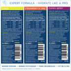 Electrolytes Tablets - Hydration - 120 Tablets - Variety Fruit Flavours - 6 Tubs - Sports Drink Supplement - Damaged Box - BBE 06/2028