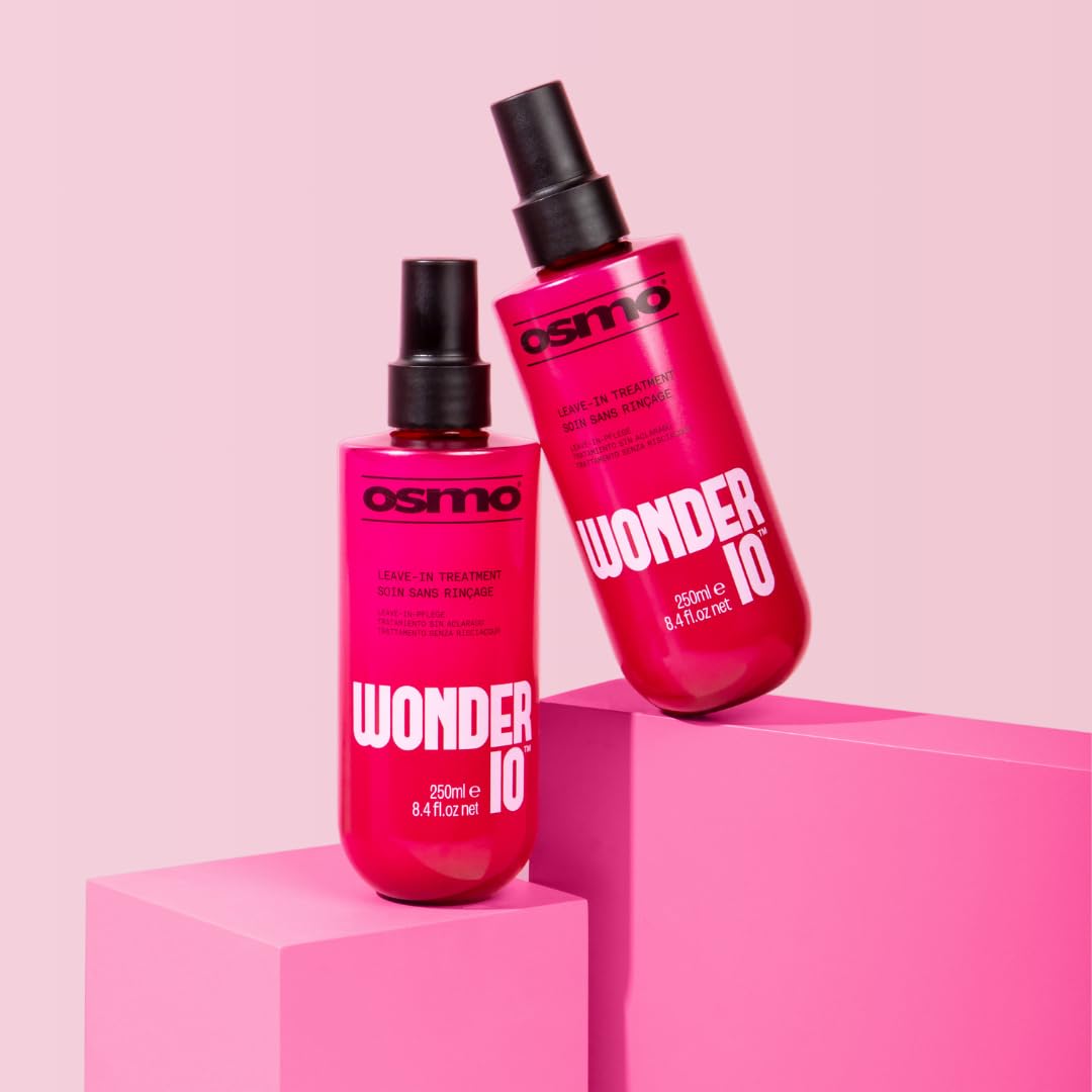 Osmo Wonder 10 Heat Protection Spray for Hair 250ml - Multi-Benefit Leave-In Treatment - New