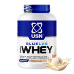 USN BlueLab 100% Whey Protein Powder - Vanilla - 2kg - 58 Servings - High Protein Shake - Muscle Growth & Recovery - New - BBE 07/2028