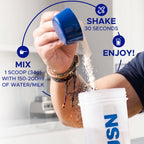 USN BlueLab 100% Whey Protein Powder - Vanilla - 2kg - 58 Servings - High Protein Shake - Muscle Growth & Recovery - New - BBE 07/2028