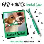 Bugalugs Dental Care Kit - Dog & Cat Toothpaste, 2 Finger Toothbrushes, Plaque Removal, Fresh Breath - Very Good - BBE 01/2028