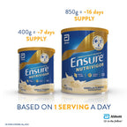 Ensure NutriVigor Vanilla Flavour Shake 400g - Nutritional Supplement Powder - Adult Protein Vitamin Drink - New - BBE 02/2029