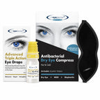 The Eye Doctor Heated Eye Mask - Dry Eyes, Blepharitis, MGD Relief - Reusable Microwave Warm Compress with Antibacterial Protection - Very Good