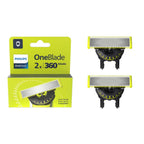 Philips Norelco OneBlade QP420/50 360 Replacement Blade - Shaver Trimmer Head Cartridge - Damaged Box