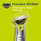 Philips Norelco OneBlade QP420/50 360 Replacement Blade - Shaver Trimmer Head Cartridge - Damaged Box