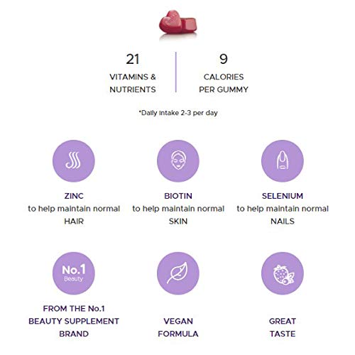 Perfectil Hair Crush Vegan Vitamin Gummies - New - BBE 12/2026