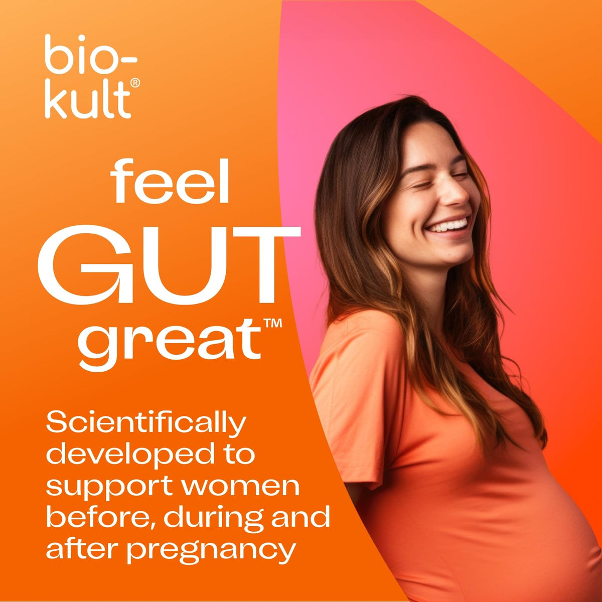 Bio-Kult Pregn'ea Prenatal Postnatal Probiotic 6 Strains Folic Acid Vitamin D C Zinc Magnesium 60 Capsules - Damaged Box - BBE 08/2026