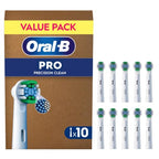 Oral-B Pro Precision Clean Electric Toothbrush Heads - 10 Pack Refills - Mailbox Friendly - New