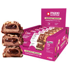 MaxiNutrition Creamy Core Protein Bar - High Protein Snack - Fat-Free, Low in Sugar - 14g Protein - Hazelnut Nougat, 200 kcal per Serving, 12 x 45g - New - BBE 08/2026