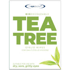 Eye Doctor Tea Tree Eye Wipes - Eyelid Cleansing Pads - Dry, Itchy, Sensitive Eyes - 40 Count - Damaged Box - BBE 09/2028