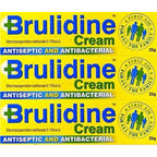 Brulidine Cream 25g - Antiseptic Skin Treatment - 3 Pack - New - BBE 03/2029