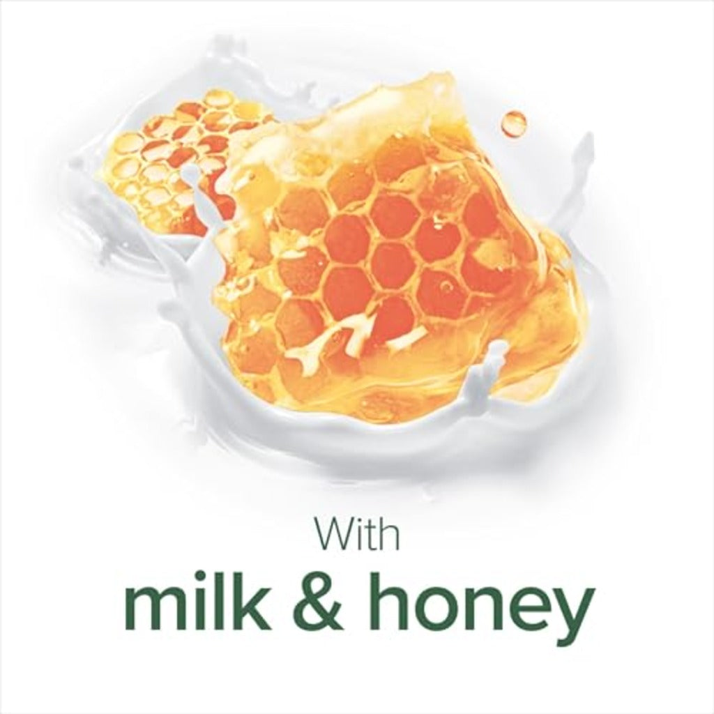 Palmolive Naturals Shower Gel Milk & Honey Cream Body Wash 750ml Pump Bottle 4 Pack - Damaged Box