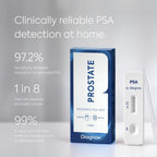 Diagnox PSA Test Kit for Men - Prostate Screening Blood Test - 1 Test Kit Home Health Check - Damaged Box - BBE 09/2028