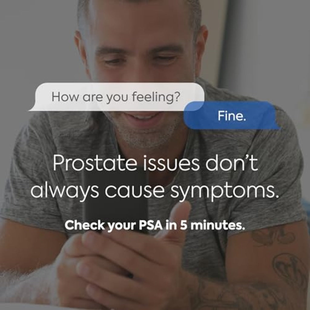 Diagnox PSA Test Kit for Men - Prostate Screening Blood Test - 1 Test Kit Home Health Check - Damaged Box - BBE 09/2028