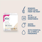 Veet Hot Wax Microwavable Jar - Essential Oils Floral Vanilla - Waxing Kit 250ml - Hair Removal - Damaged Box - BBE 09/2028