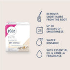 Veet Hot Wax Microwavable Jar - Essential Oils Floral Vanilla - Waxing Kit 250ml - Hair Removal - Damaged Box - BBE 09/2028