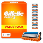 Gillette Fusion5 Razor Blade Refills for Men - 11 Count Cartridges - Damaged Box