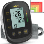 AILE Upper Arm Blood Pressure Monitor - Adjustable Cuff - 2x99 Memory Sets - Digital BP Machine - Damaged Box