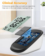 AILE Upper Arm Blood Pressure Monitor - Adjustable Cuff - 2x99 Memory Sets - Digital BP Machine - Damaged Box