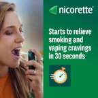 Nicorette QuickMist Mouth Spray Freshmint 6 x 150 Sprays - Nicotine Smoking Vaping Cessation Aid Quit Cravings 30s - New - BBE 01/2028