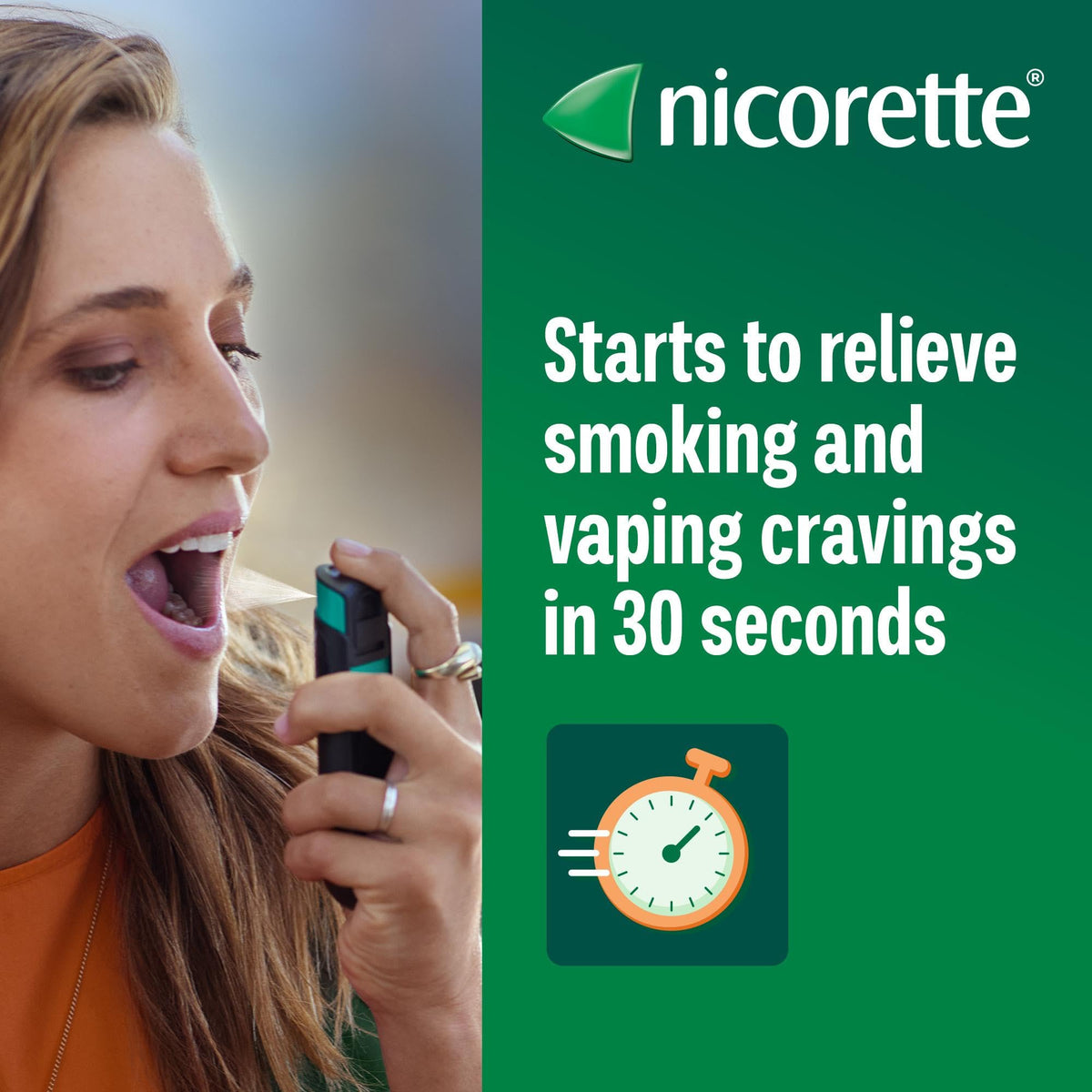 Nicorette QuickMist Mouth Spray Freshmint 6 x 150 Sprays - Nicotine Smoking Vaping Cessation Aid Quit Cravings 30s - New - BBE 01/2028
