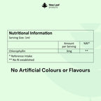 New Leaf Products Liquid Chlorophyll Drops for Water 100ml - High Strength 100mg Chlorophyll Drink - 100 Servings UK Made - Damaged Box - BBE 08/2027