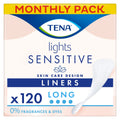 TENA Lights Long Liner - 120 Incontinence Liners - 20 x 6 Packs - Discreet Absorbency Pads for Women - Damaged Box